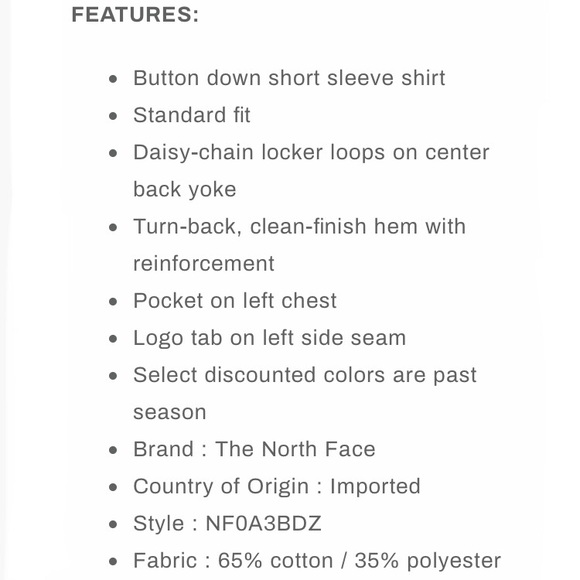 THE NORTH FACE Mens Plaid Short Sleeve Shirt - Picture 3 of 7